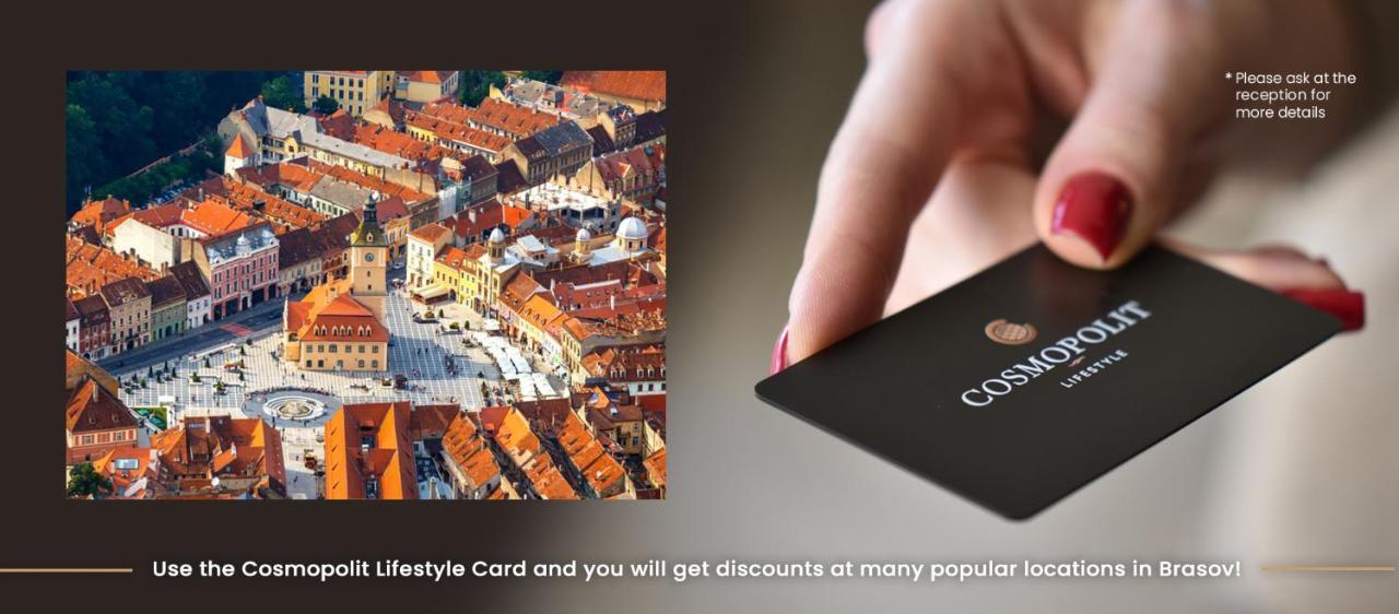 Cosmopolit Booking Braşov Eksteriør billede